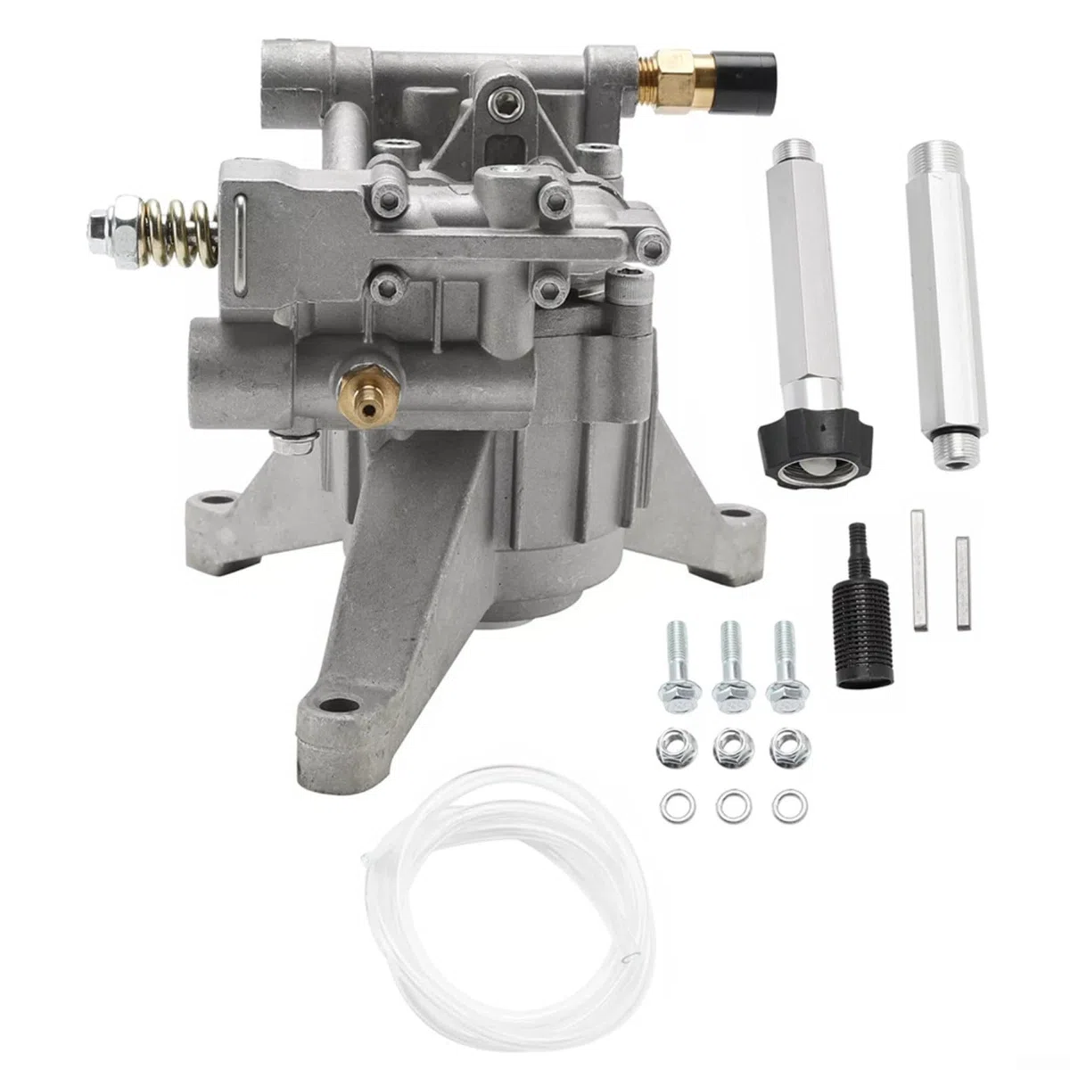 Bomba de lavado a presión vertical de eje de 7/8 pulgadas, bomba de lavado a presión vertical, pieza de repuesto 2600 PSI 2.2 GPM compatible con GCV160
