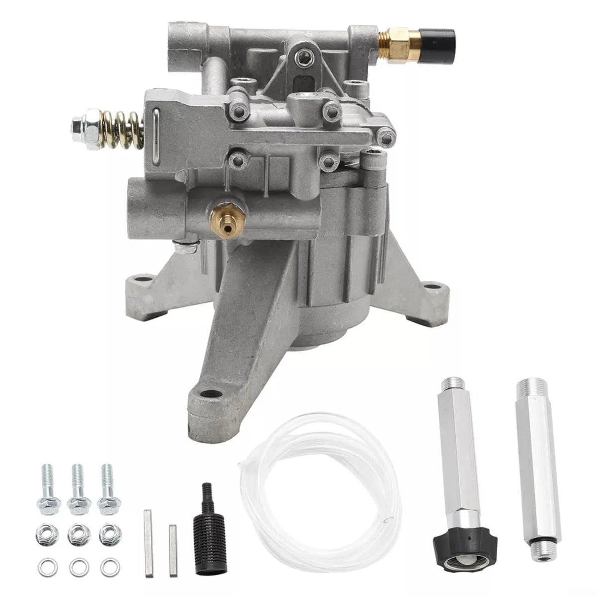 Bomba de lavado a presión vertical de eje de 7/8 pulgadas, bomba de lavado a presión vertical, pieza de repuesto 2600 PSI 2.2 GPM compatible con GCV160