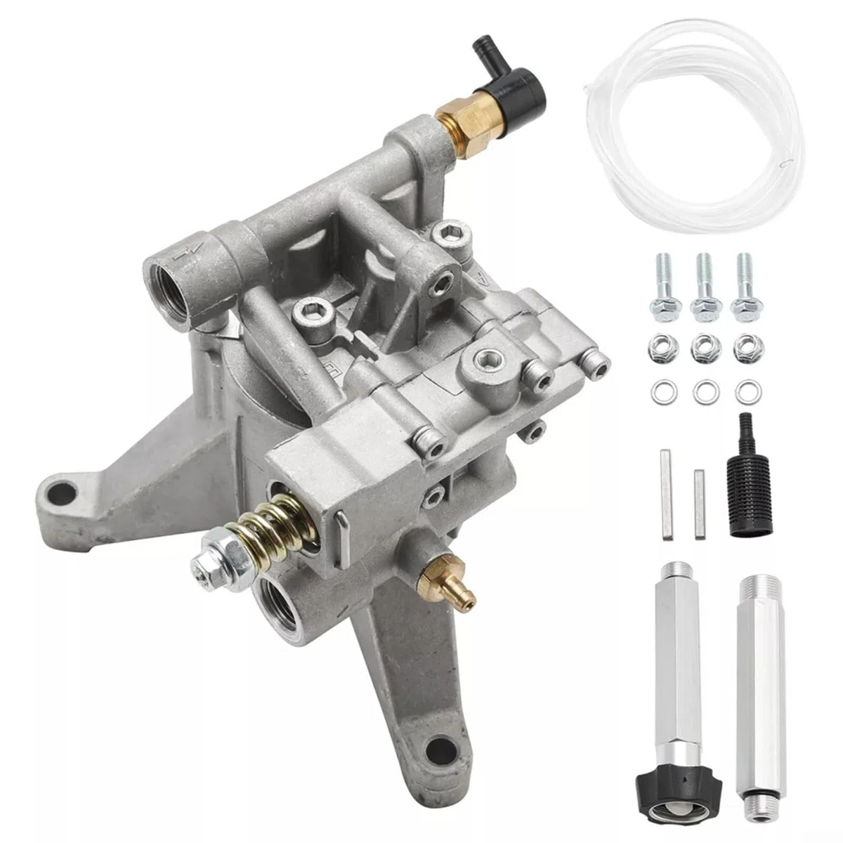 Bomba de lavado a presión vertical de eje de 7/8 pulgadas, bomba de lavado a presión vertical, pieza de repuesto 2600 PSI 2.2 GPM compatible con GCV160