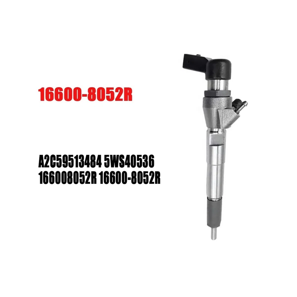 Inyector diésel A2C59513484 5WS40536 166008052R 16600-8052R