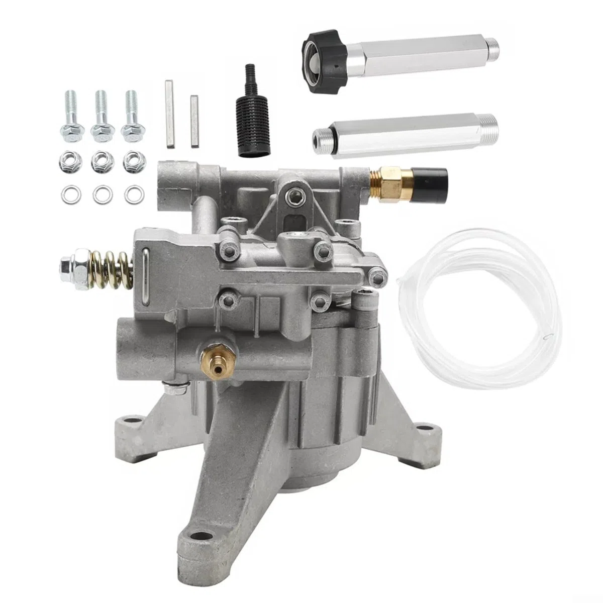 Bomba de lavado a presión vertical de eje de 7/8 pulgadas, bomba de lavado a presión vertical, pieza de repuesto 2600 PSI 2.2 GPM compatible con GCV160