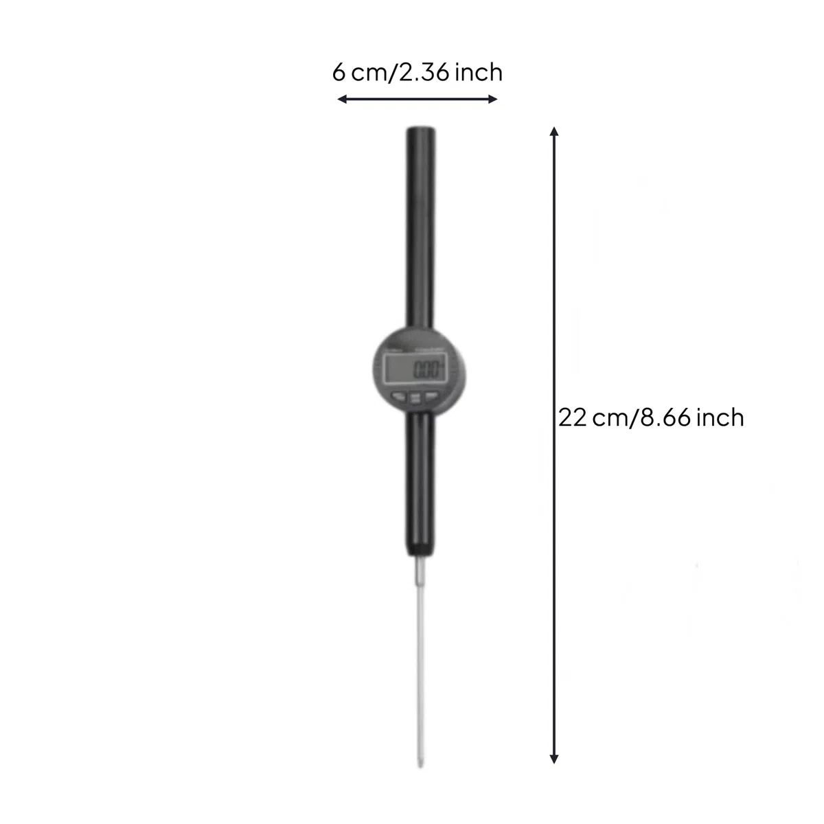 Amagogo Comparador Digital Portátil con Medición Avanzado y Pantalla Visible para Mecánicos en Calibración Maquinaria y Control Piezas, 0-100mm