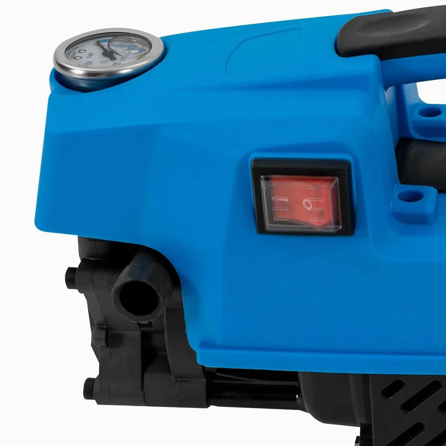 Bomba hidrolavadora, motor 1300 W, presión 10 MPa, tres modos limpieza, autocebante, disipación calor